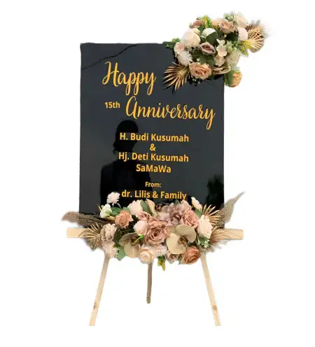 Papan Bunga Akrilik Gambyok
