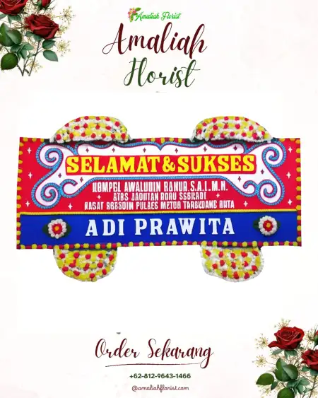Papan Bunga Ucapan Selamat Gambyok
